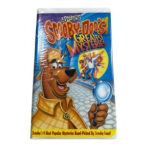 Scooby Doo Greatest Mysteries VHS Cartoon Network Warner Bros Family Fun